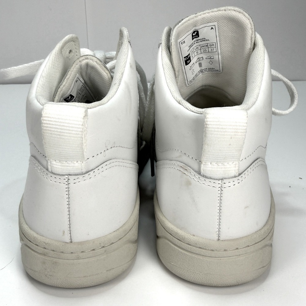 VEJA V-15 Mid Top Sneaker Size 39 White Natural‎ Size 8 - Picture 4 of 6
